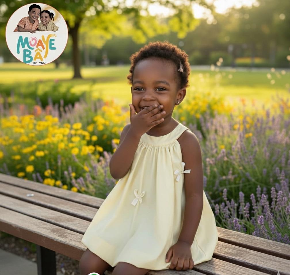 Robe Soleil – Jaune Pâle à Nœuds Promotion