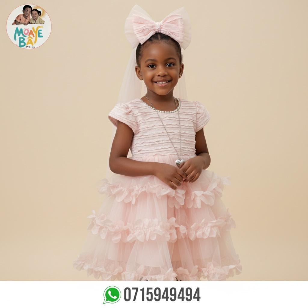 Robe de Cérémonie Pétales en Tulle pour Fille (Promotion)