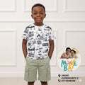 Ensemble T-shirt Sun and Wave + Short Cargo Garçon Promotion