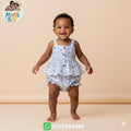 Ensemble 2 pièces Bébé Fille – Top & Bloomer Fleuri Champêtre (Promotion)