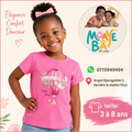 T-shirt Fille Magic Pony - Montgolfière Rose 3 à 8 ans