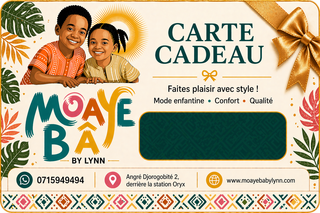 Carte Cadeau MOAYÉ BÂ by Lynn