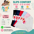 Slips Confort Fille – 8 à 14 Ans  REF SN50362