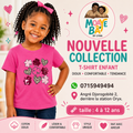 T-shirt Enfant Cœurs et Trèfles Paillettes