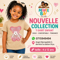 T-shirt Enfant Ourson Paillettes
