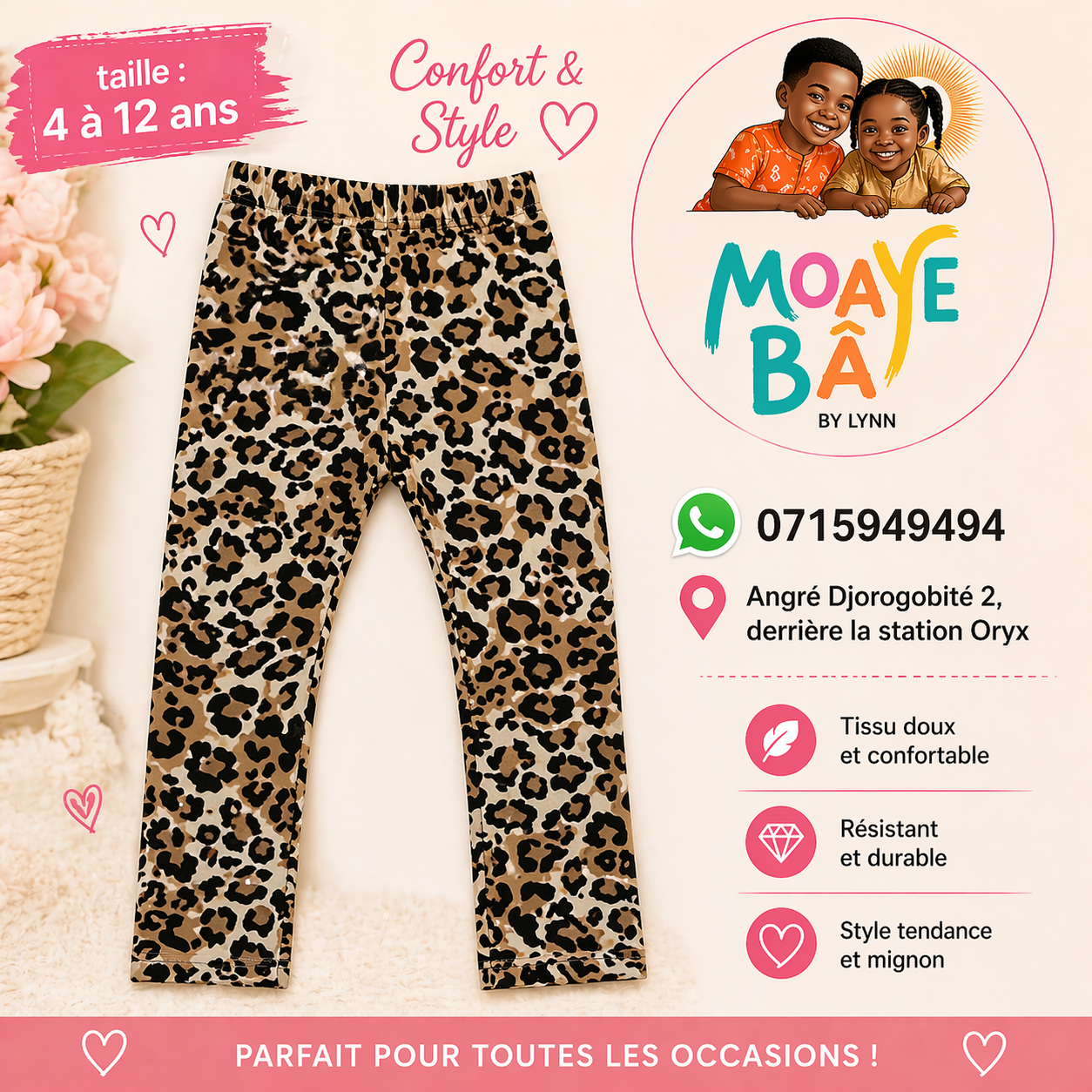 Legging Léopard Tendance