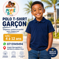 Polo Bleu Marine Garçon