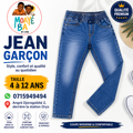 Jean Enfant Garçon - Denim Bleu Délavé - HA 1582