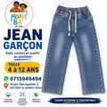 Jean Délavé Garçon avec Cordon de Serrage - ZS 310