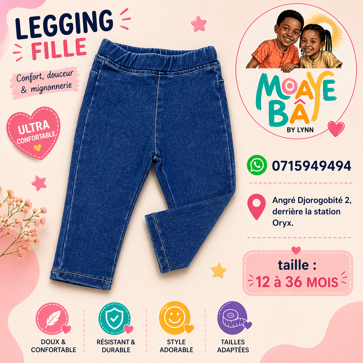 Pantalon en Jean pour Enfant