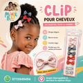 Clips pour Cheveux – Set de 6 Nœuds Élégants pour Petites Filles