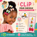 Set d'Accessoires Cheveux Fruits - Barrettes Ananas Fraise Avocat Carotte