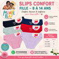 Slips Confort Fille – 8 à 14 Ans |    REF SN50400