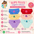 Slips Filles Confort & Douceur – Lot de 3 Pièces | Tailles 2 à 12 ans REF 8784 (Copie)