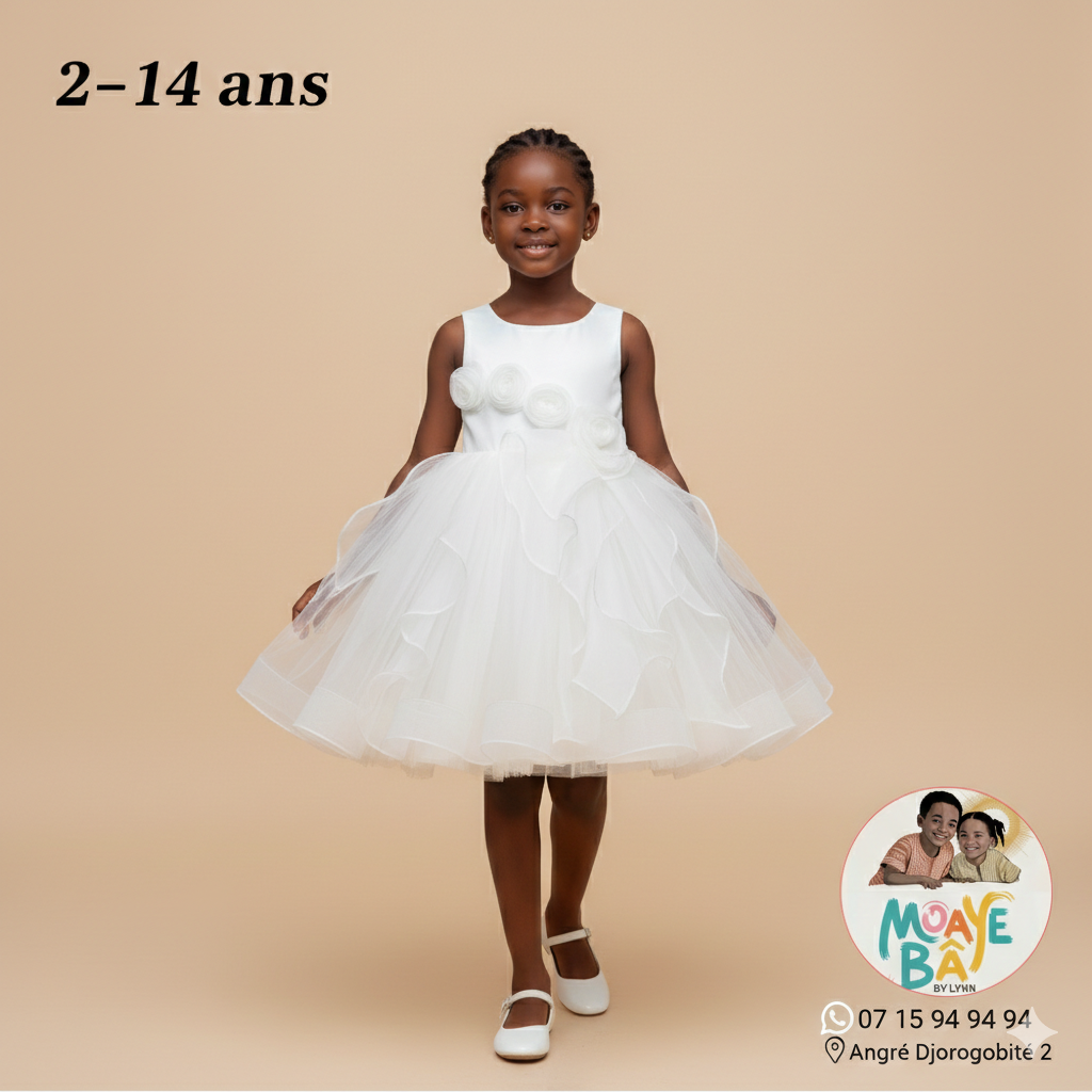 Robe de Cérémonie Fille 2-14 ans