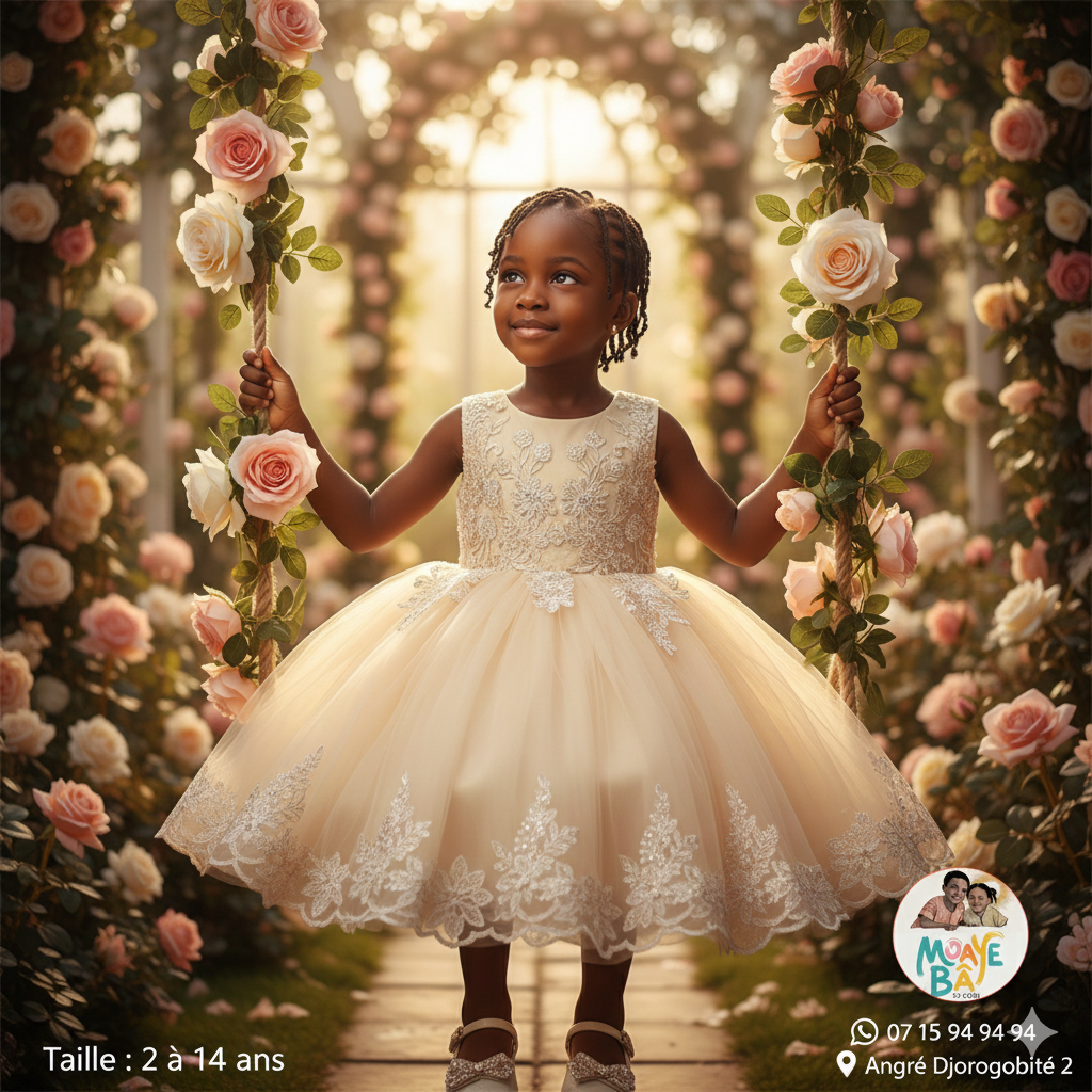 Robe de Cérémonie Princesse - Fille 2 à 14 ans