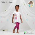 Ensemble Fille 3-8 ans - T-shirt et Legging