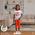 Ensemble T-shirt "See Good in All Things" et Legging - Fille 4-12 ans