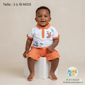 Ensemble Polo et Short Bébé Garçon - 3 à 18 Mois