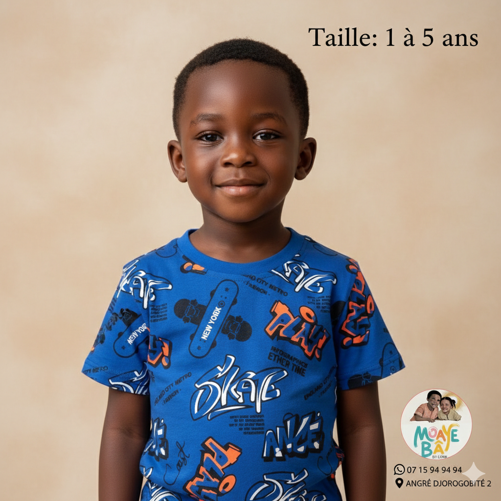 T-shirt garçon 1-5 ans