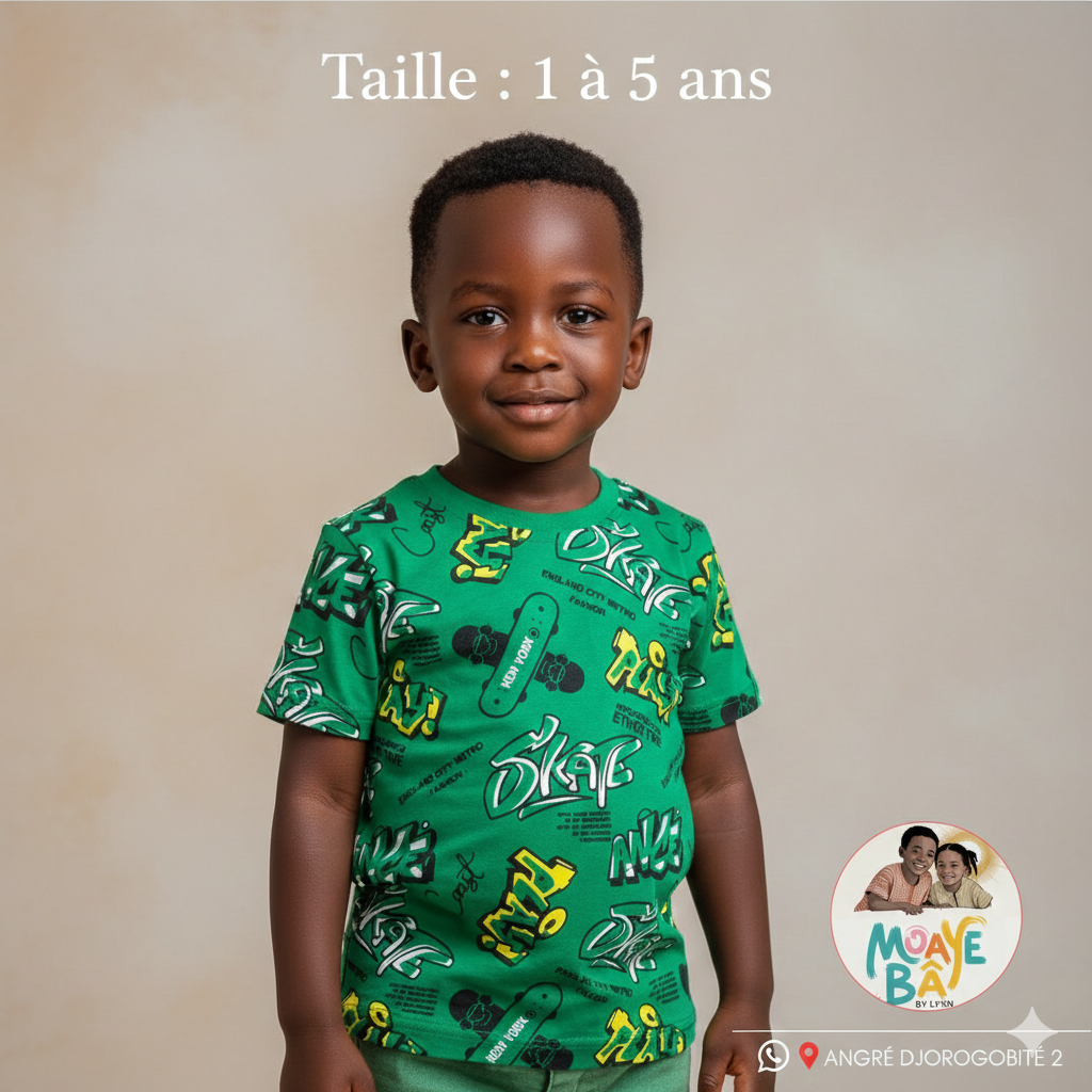 T-shirt garçon 1-5 ans