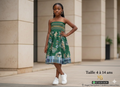 Robe Fille Fleurie - Taille 4 à 14 ans
