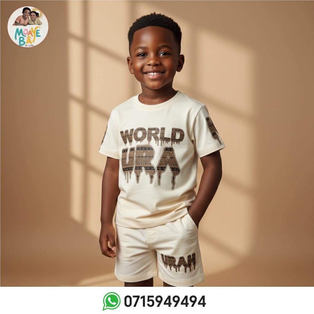 Ensemble T-shirt & Short World Ura – Garçon PROMOTION