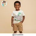 Ensemble T-shirt Hippopotame & Short Cargo Garçon PROMOTION