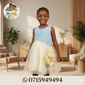 Robe Denim & Tulle – Fille 3-5 Ans