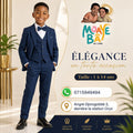 Costume 3 Pièces Garçon – Élégance en Toute Occasion -REF 17