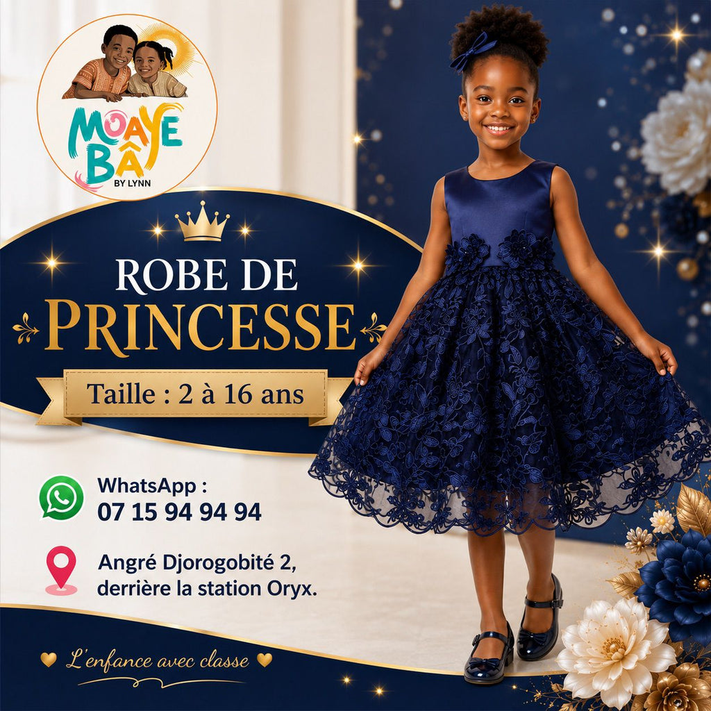 Robe de Cérémonie Fille – Élégance & Raffinement | 2 à 16 ans