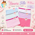 Boxers Fille – Lot de 2 | Coton Doux | Tailles 2 à 13 ans