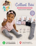 Collant Bébé – Lot de 2 | Ultra Doux & Extensible | 1-24 Mois