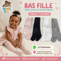 Bas Collants Fille Bébé – Doux & Chics | Détails Fleuris & Strass | 1-24 Mois | Lot de 2