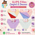Slips Filles Confort & Douceur – Lot de 3 | 2 à 13 ans